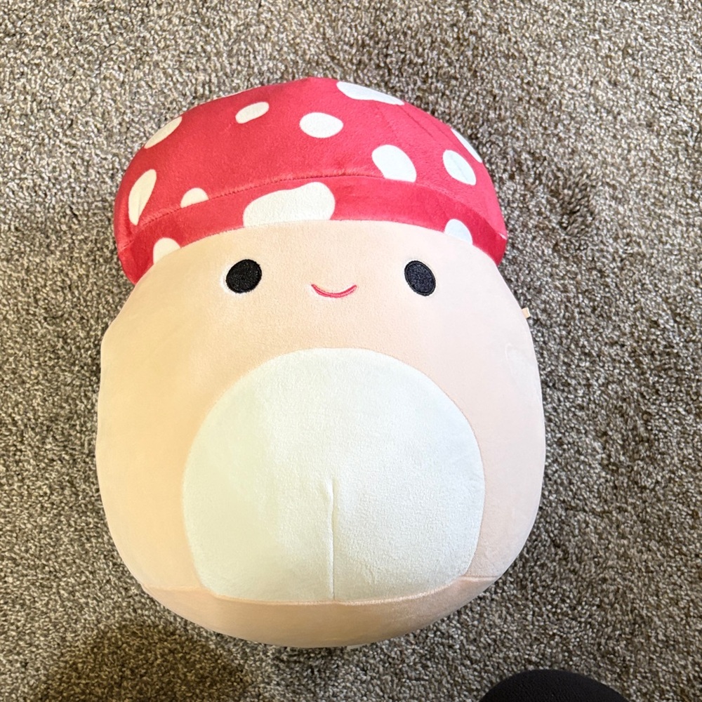 Squishmallow Mushroom Plush Toy